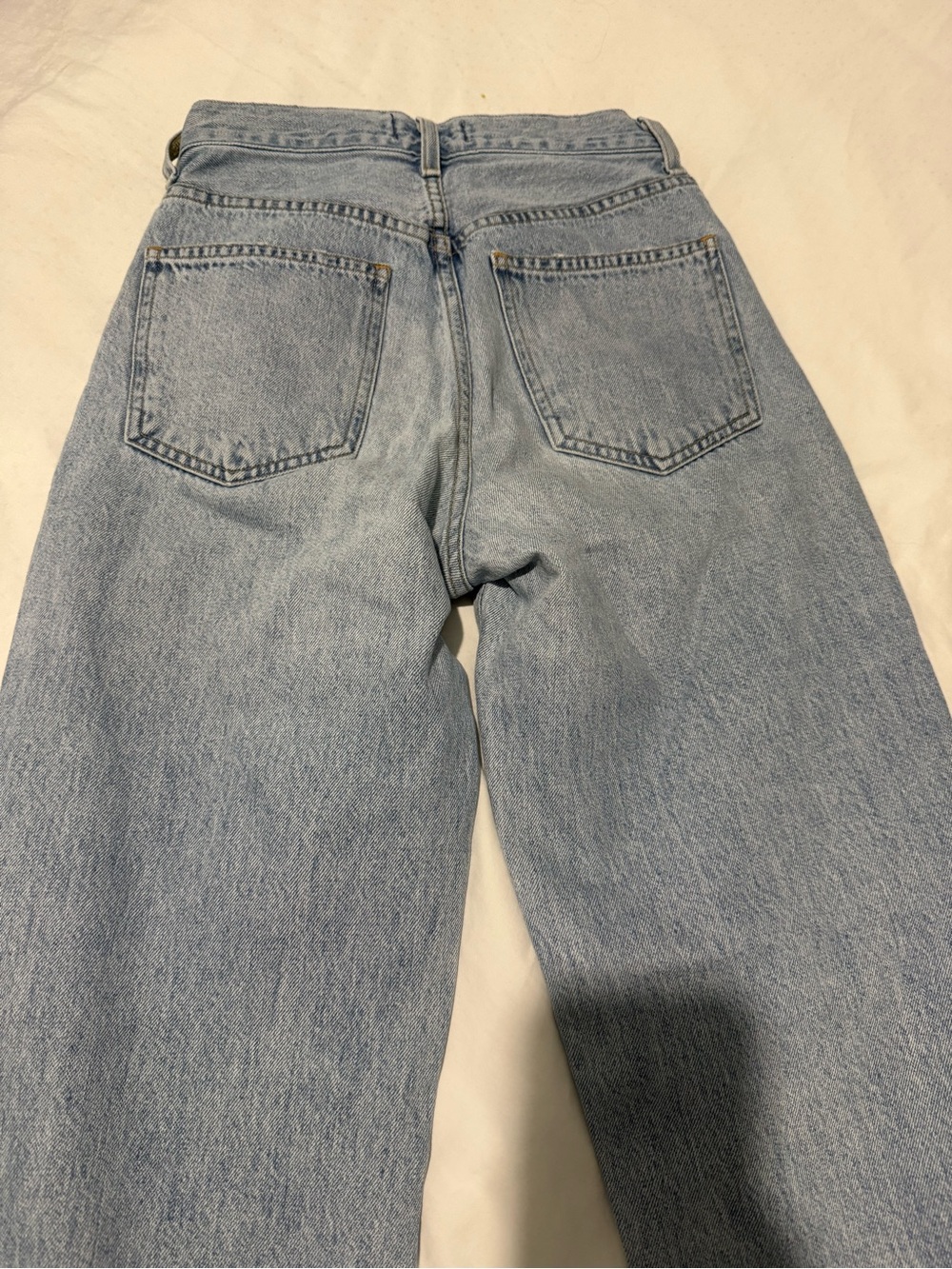 Agolde Light Blue Straight Leg Jeans - 22 waist - Picture 7 of 15